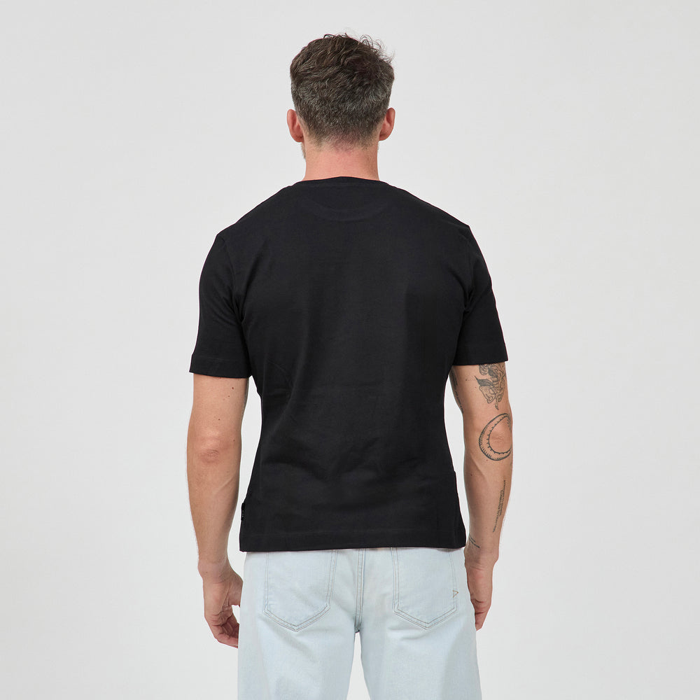 The Classic Crew in 100% Organic Cotton 220GSM, Black